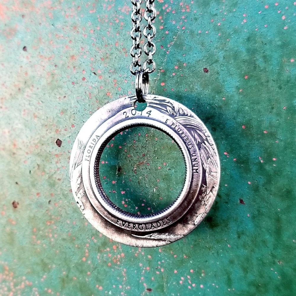 National Park Inside Out Coin Necklace